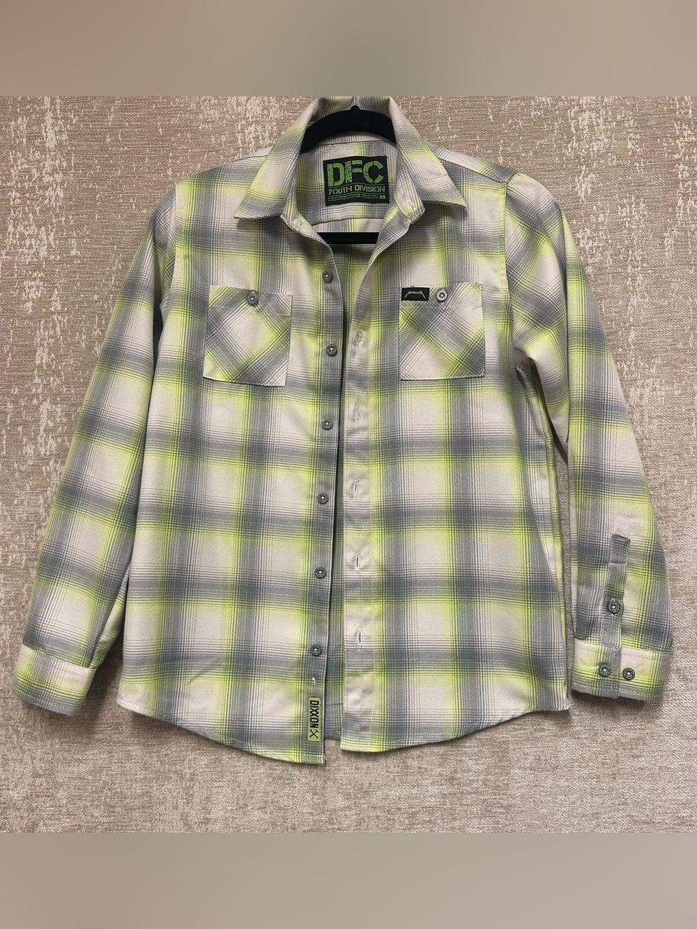Dixxon DFC Youth Division flannel button up Metallica